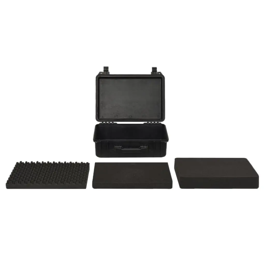 Portable Flight Case Black Camera Equipment Storage Hard Travel Protection