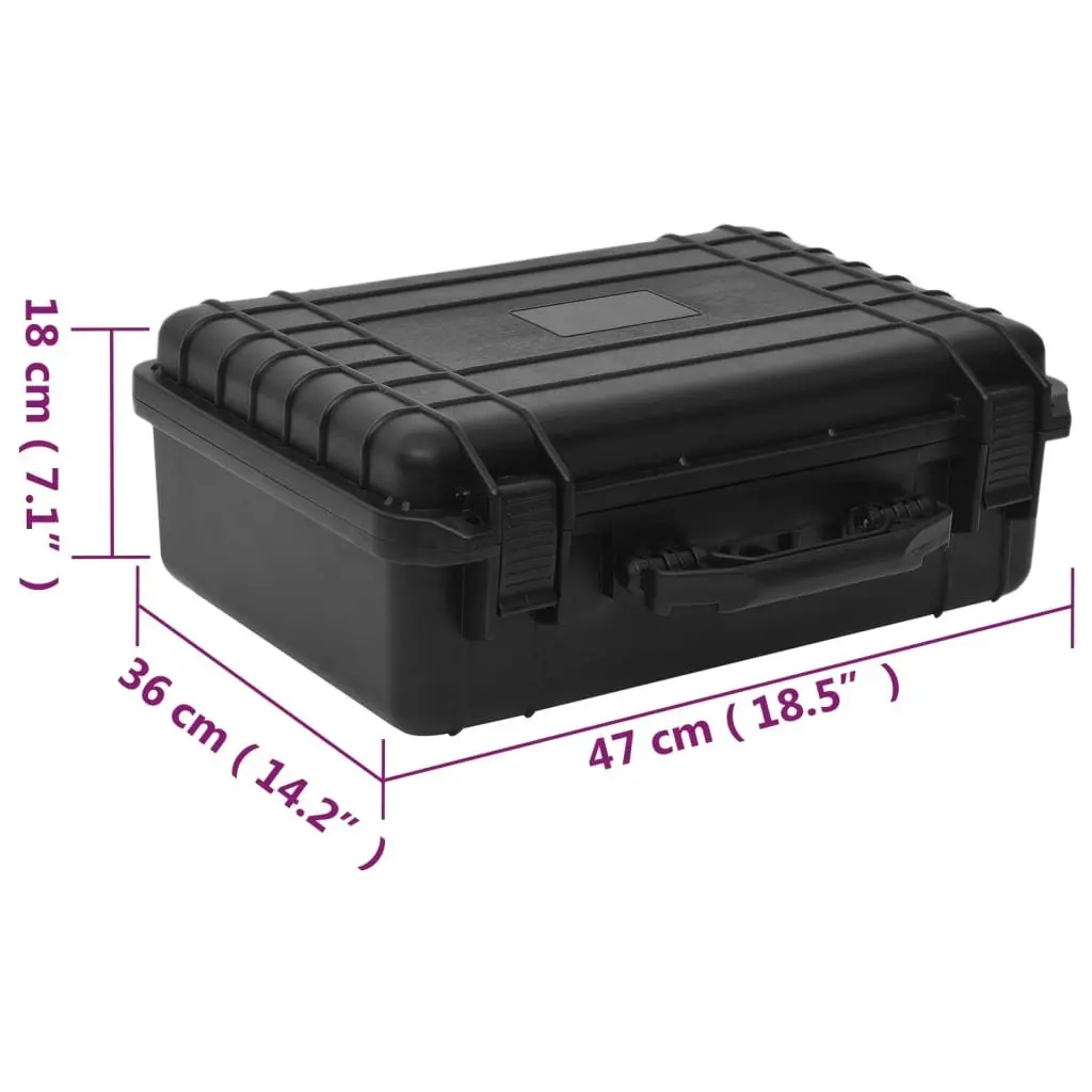 Portable Flight Case Black Camera Equipment Storage Hard Travel Protection