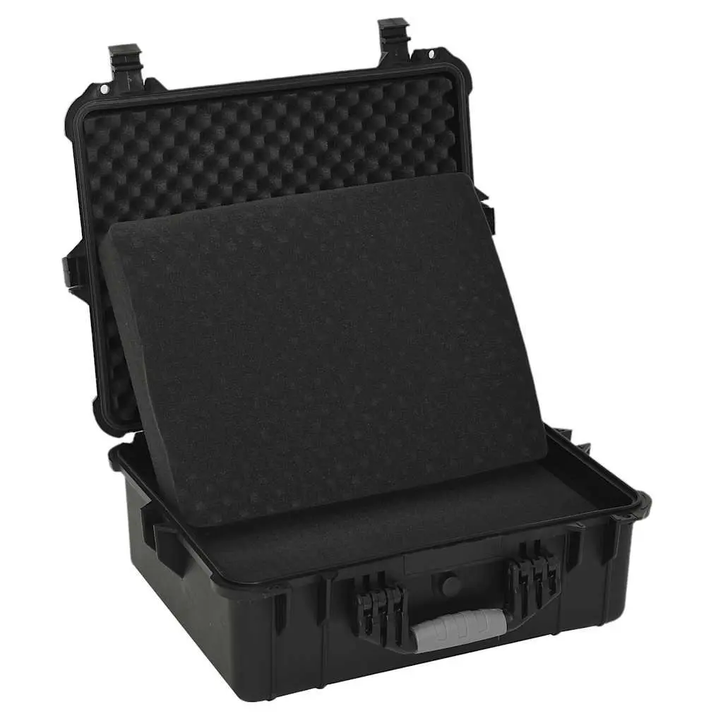 Portable Flight Case Black 55x43x21cm Hard Shell Camera Equipment Travel Storage