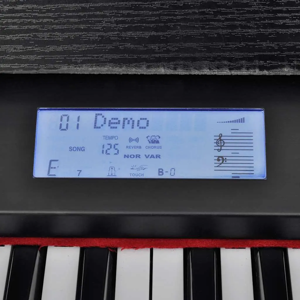 Electronic Piano 88 Keys Digital Keyboard Music Stand for Beginners