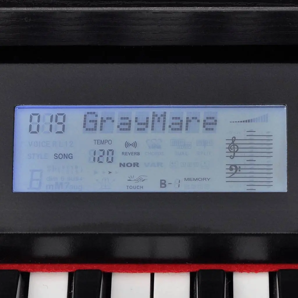 88-Key Digital Piano Keyboard with Pedals Built-in Sounds Demo Songs Effect