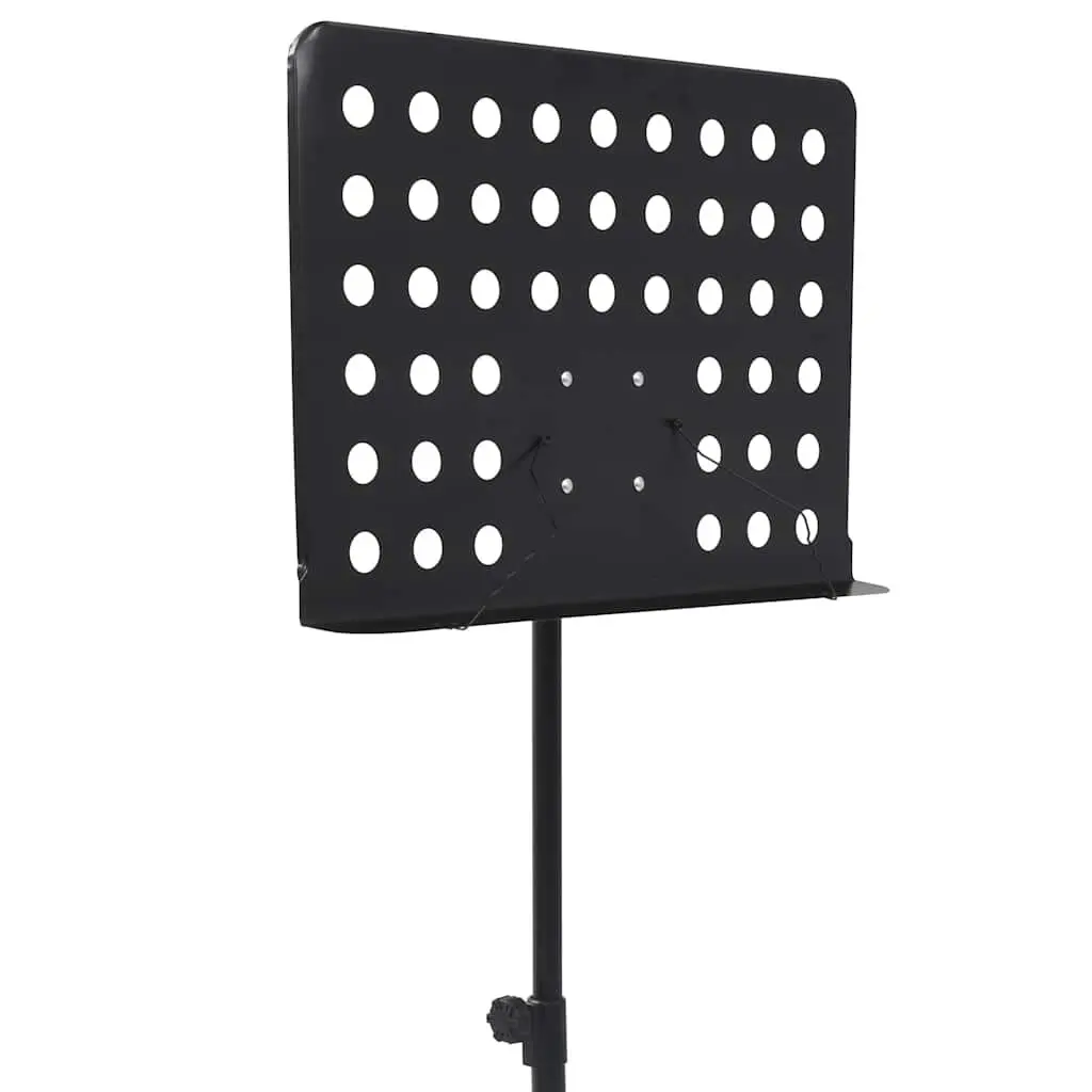 Music Book Stand Height Adjustable Tripod Legs Steel Black Orchestra Practice