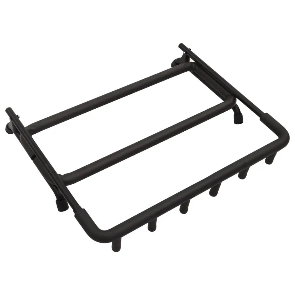 Guitar Stand 5 Section Folding Steel Frame Storage Holder Black