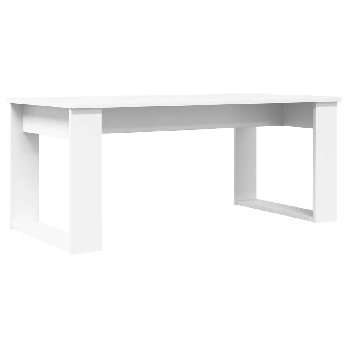 Coffee Table Set 2 Pieces White Modern Lounge Living Room