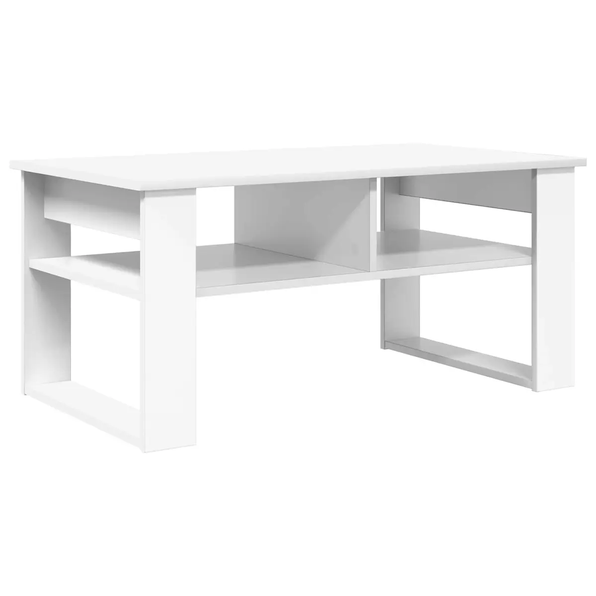 Coffee Table Modern Living Room Furniture 96x54x44cm White