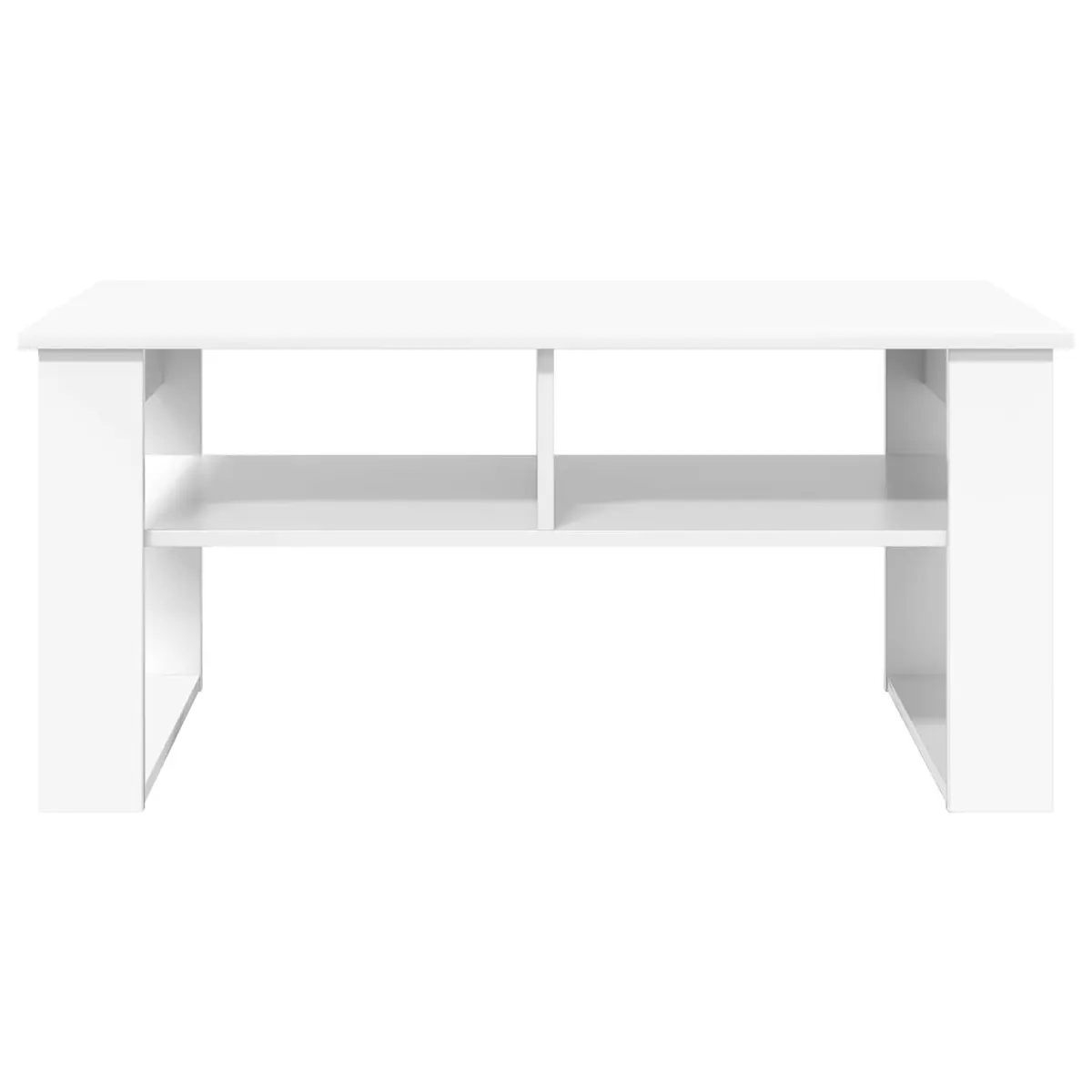 Coffee Table Modern Living Room Furniture 96x54x44cm White