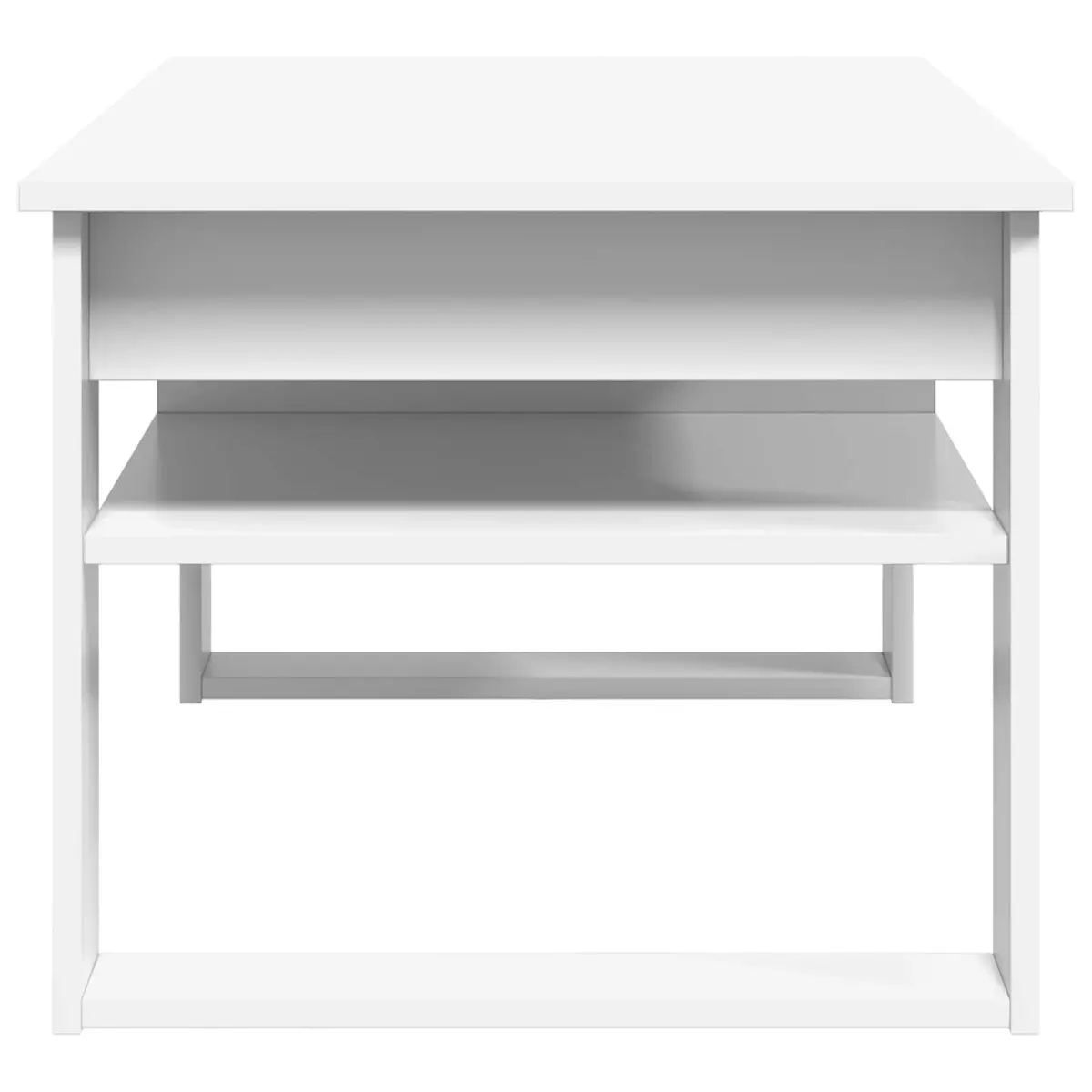 Coffee Table Modern Living Room Furniture 96x54x44cm White