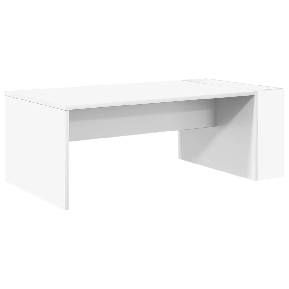 Coffee Table Modern Rectangular 95x50x34cm White