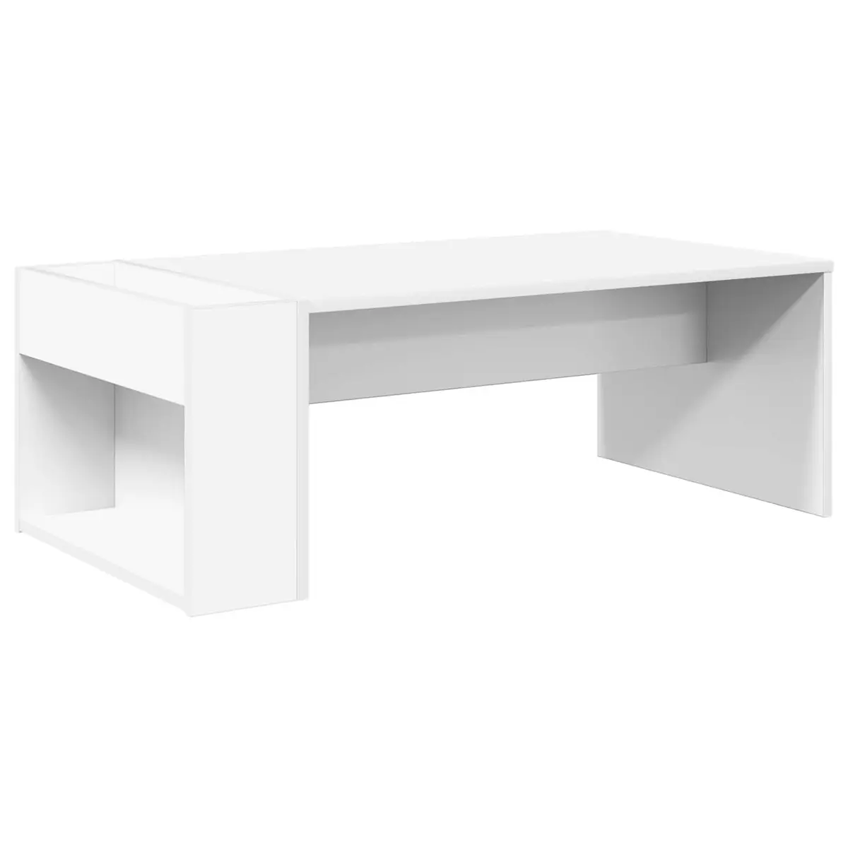 Coffee Table Modern Rectangular 95x50x34cm White
