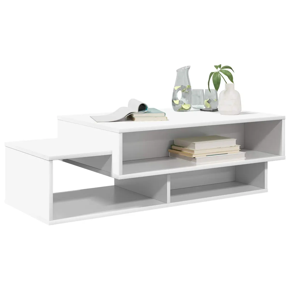 Coffee Table in White with Storage
