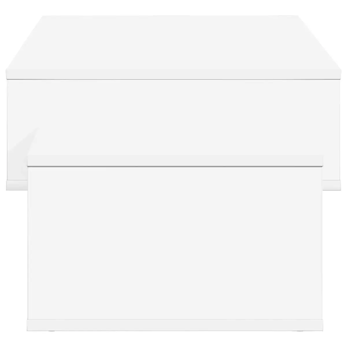 Coffee Table in White with Storage