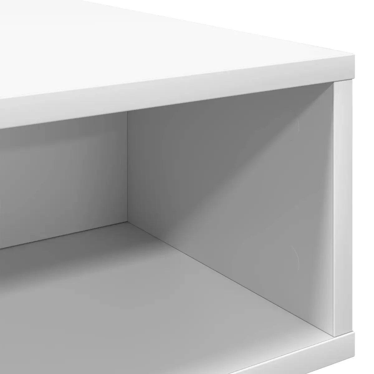 Coffee Table in White with Storage