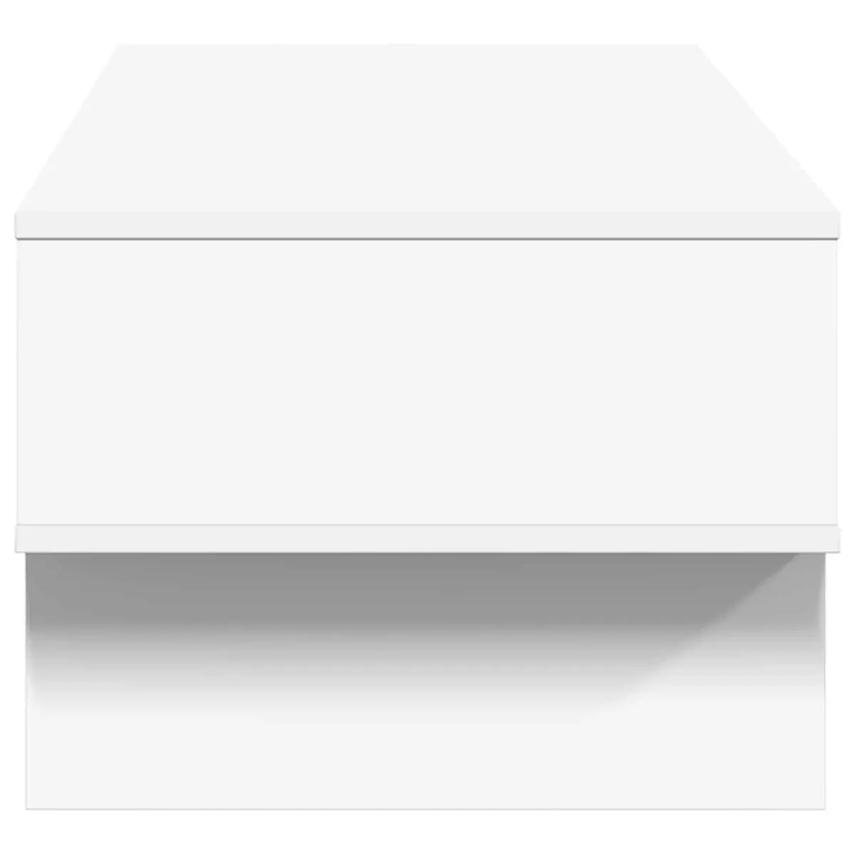 White Coffee Table with Storage Solutions
