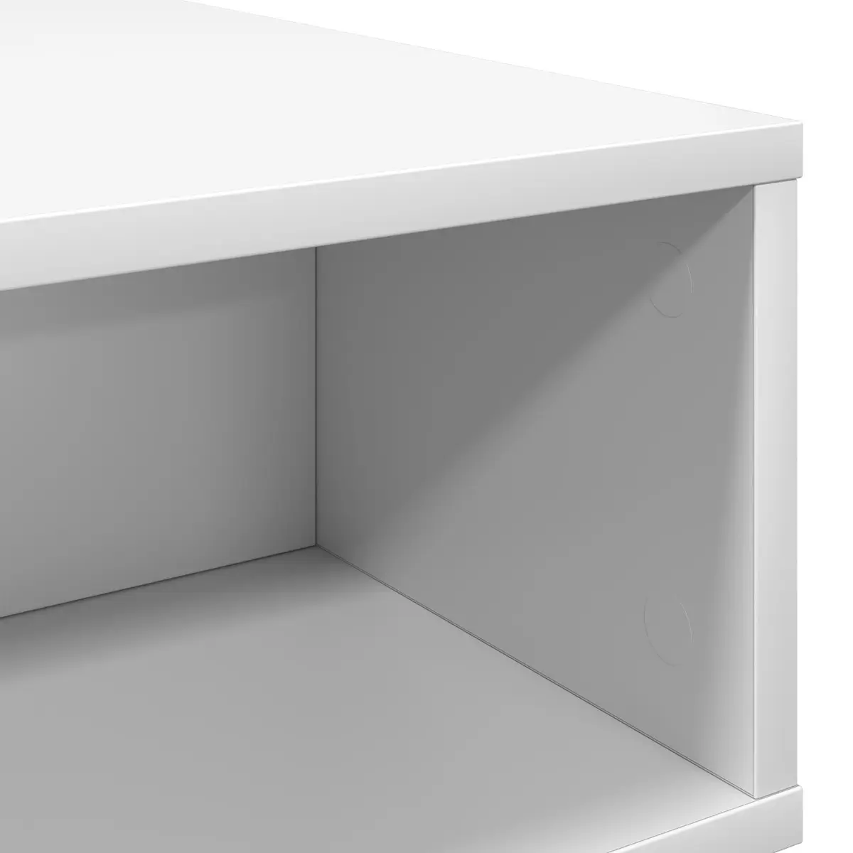 White Coffee Table with Storage Solutions
