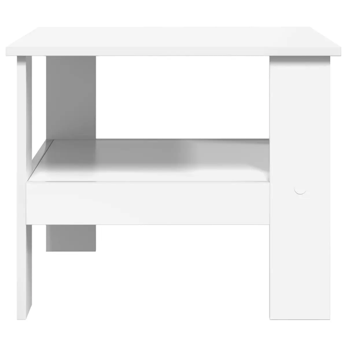 Coffee Table Modern Living Room Furniture 57x55x45cm White