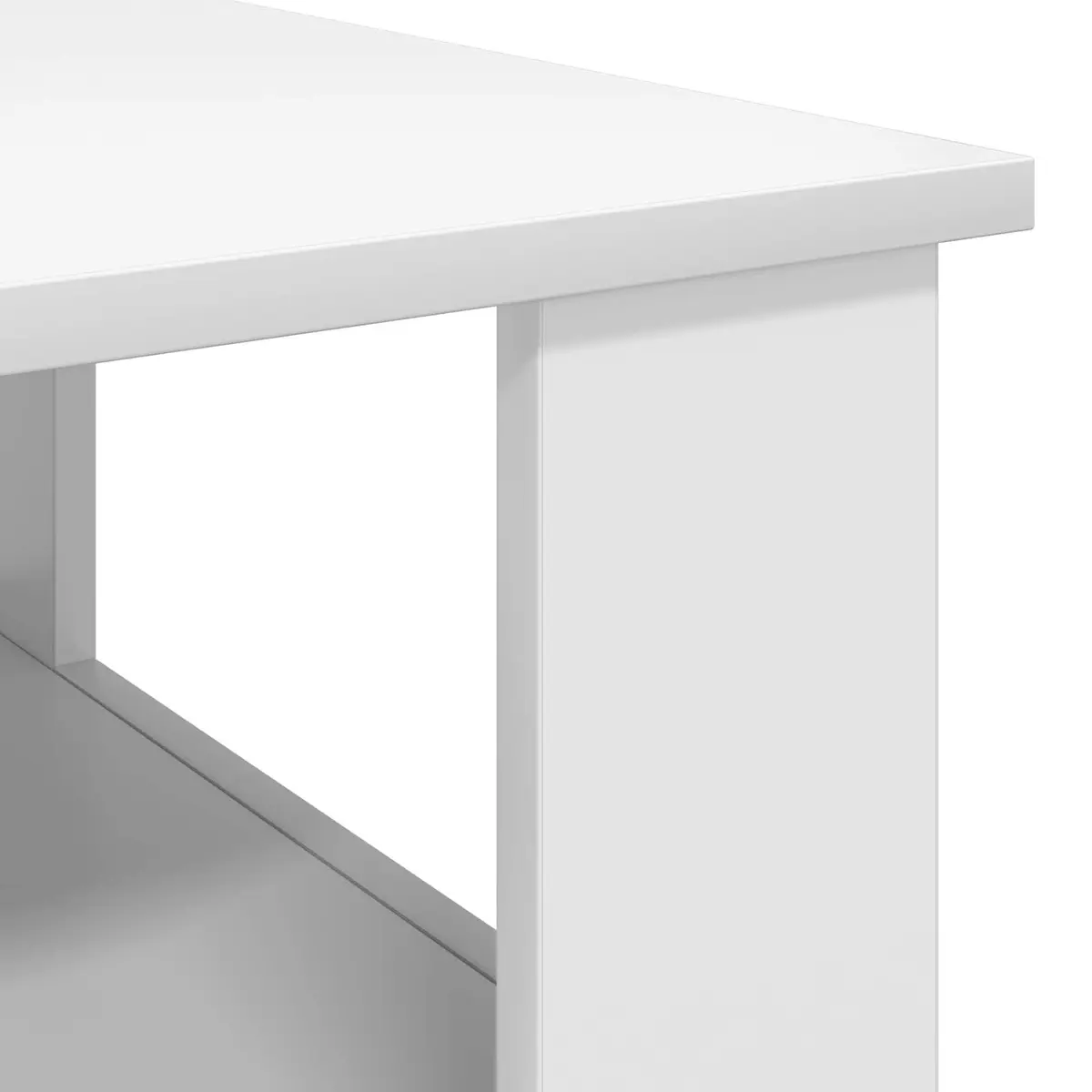 Coffee Table Modern Living Room Furniture 57x55x45cm White