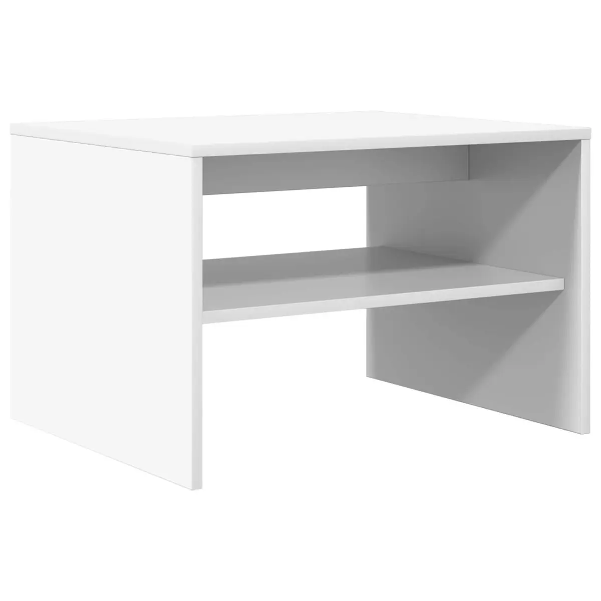 White Coffee Table with Storage Options