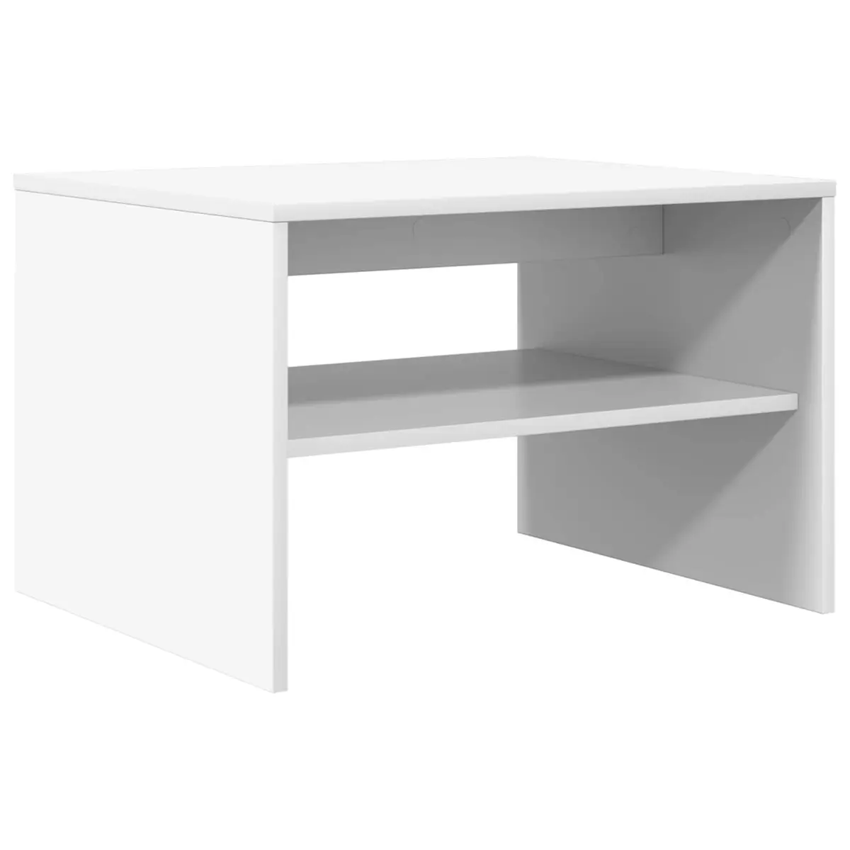 White Coffee Table with Storage Options