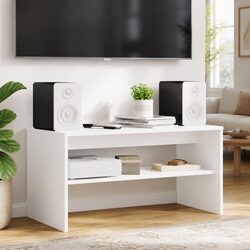 Reliable 80 x 35 x 40 cm White TV Cabinet for Your Home