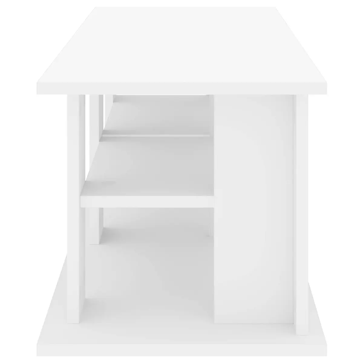 TV Stand Media Storage Unit 96cm White