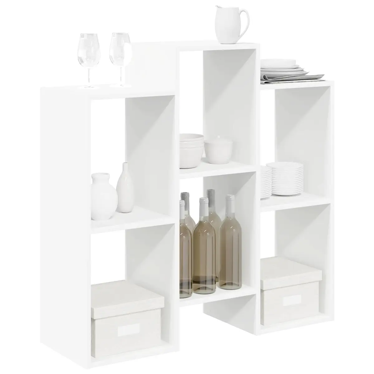 Sideboard Storage Cabinet Living Room Furniture 90cm White