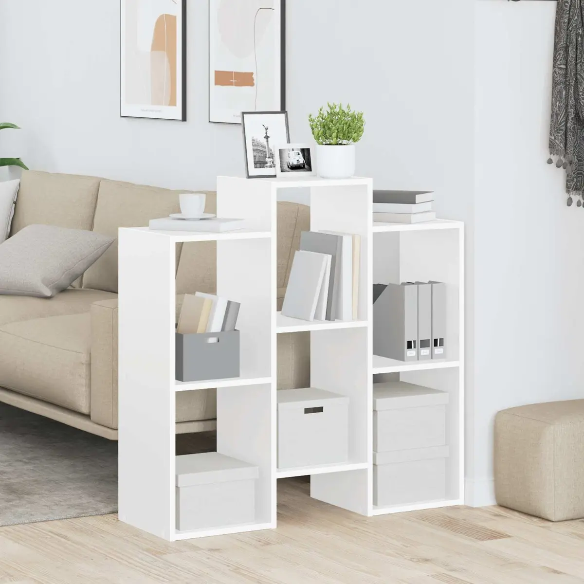 Sideboard Storage Cabinet Living Room Furniture 90cm White