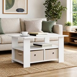 Reliable White Coffee Table with Elegant Design