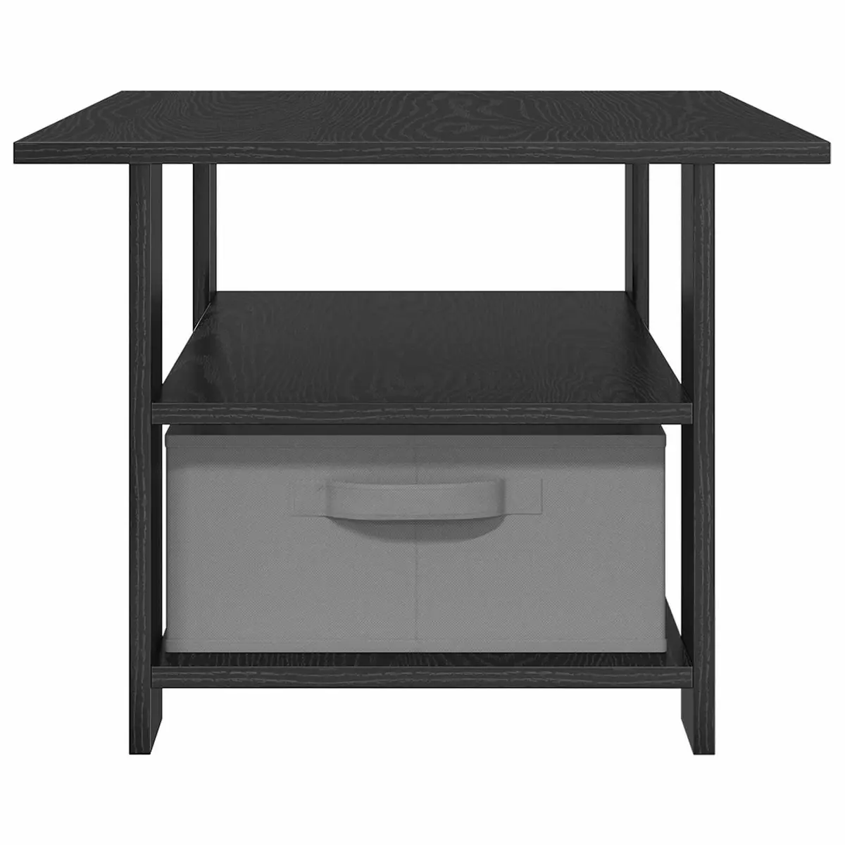 Black Coffee Table with Storage Drawers