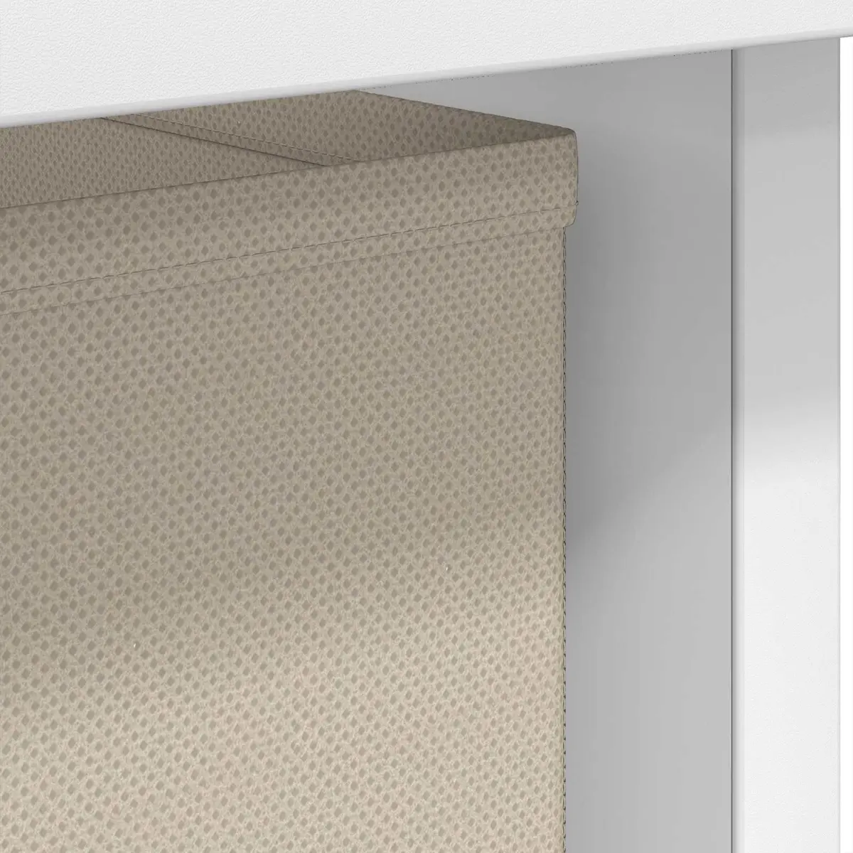 Bedside Table 2 pcs White Modern Bedroom Nightstand Storage Drawer Shelf Compact