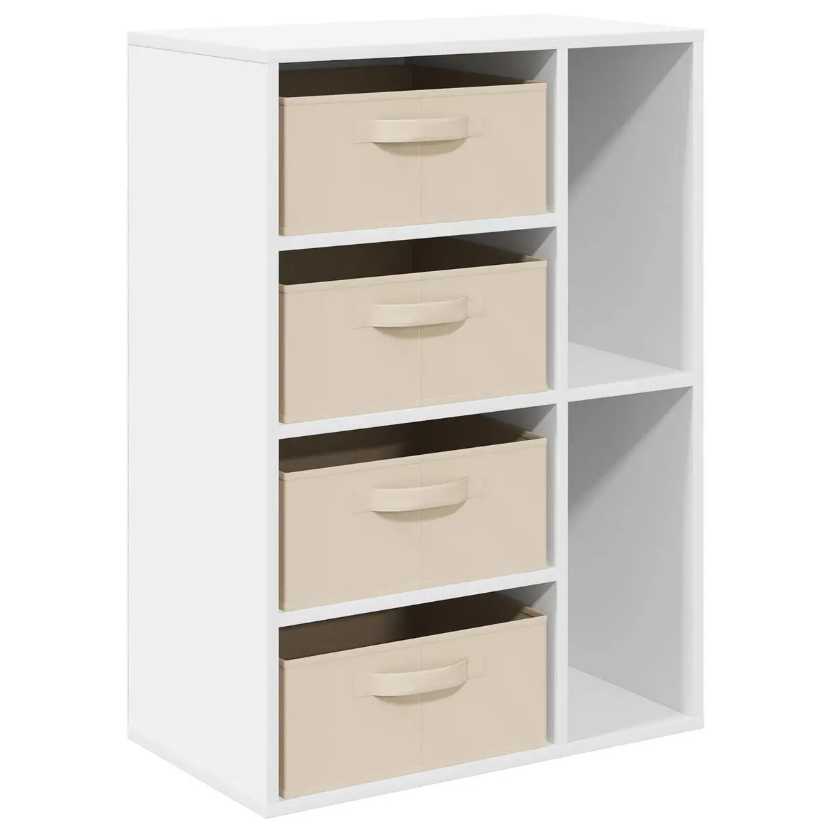 Sideboard Storage Cabinet Modern Living Room Dining Furniture White 60 x 33.5 x 84 cm
