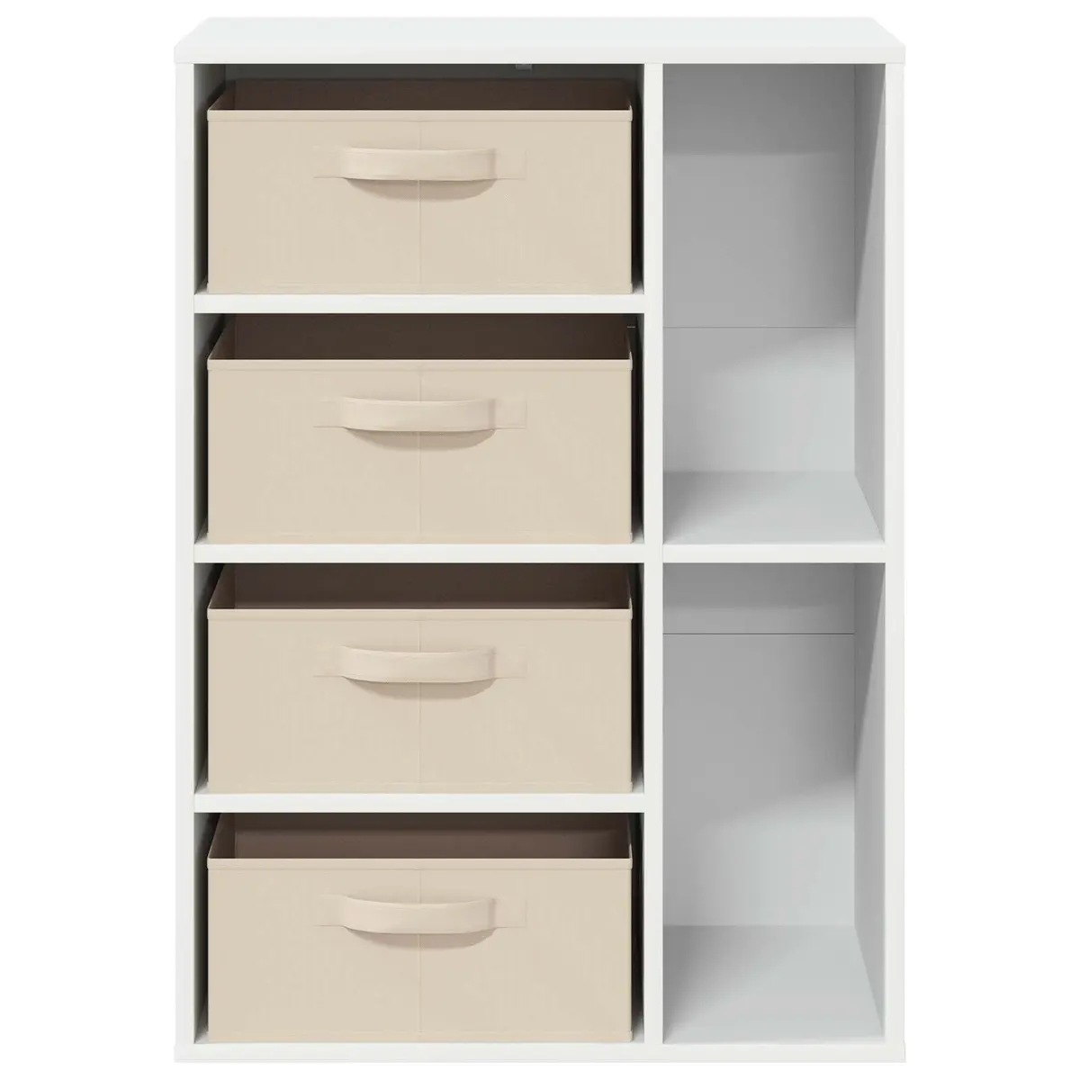 Sideboard Storage Cabinet Modern Living Room Dining Furniture White 60 x 33.5 x 84 cm