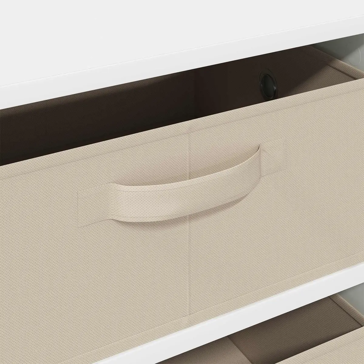 Sideboard Storage Cabinet Modern Living Room Dining Furniture White 60 x 33.5 x 84 cm