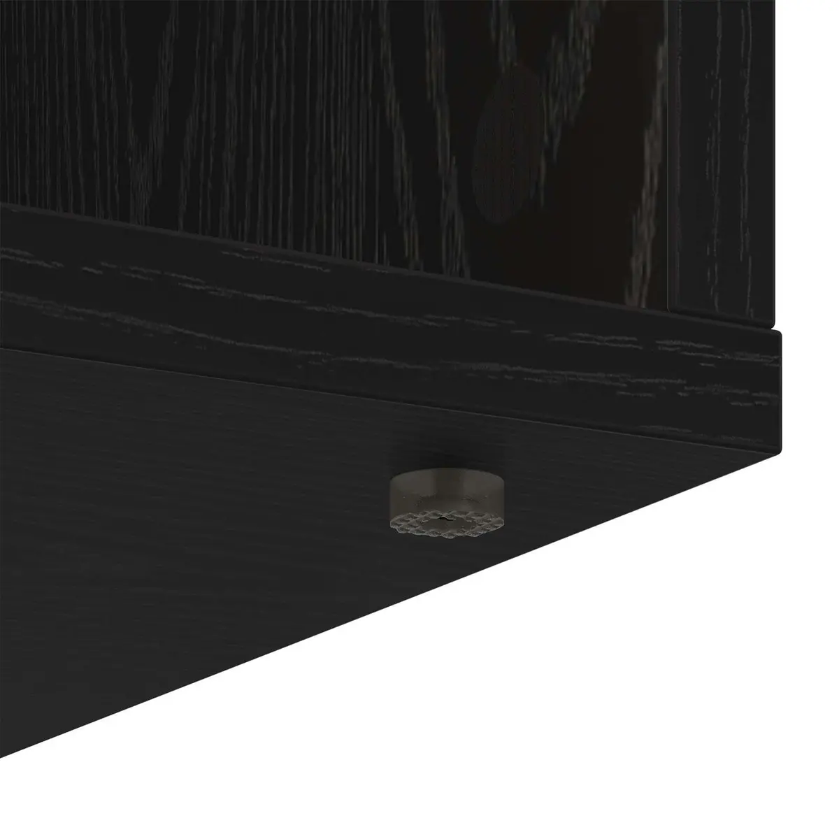 Modern Sideboard Storage Cabinet Black Oak Living Room Dining Furniture Shelving