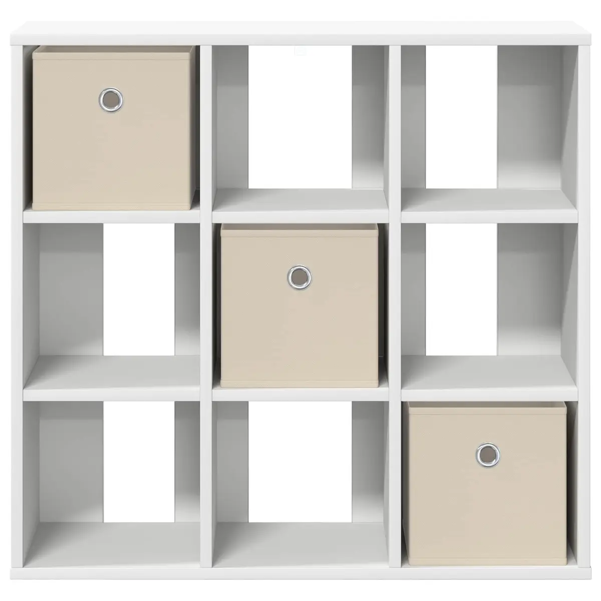 Sideboard Storage Cabinet Modern Living Room Furniture White 73.5 x 24 x 69.5 cm