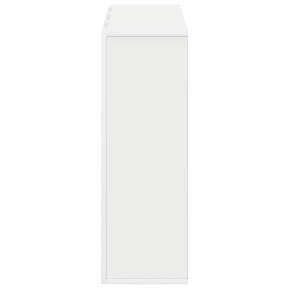 Sideboard Storage Cabinet Modern Living Room Furniture White 73.5 x 24 x 69.5 cm