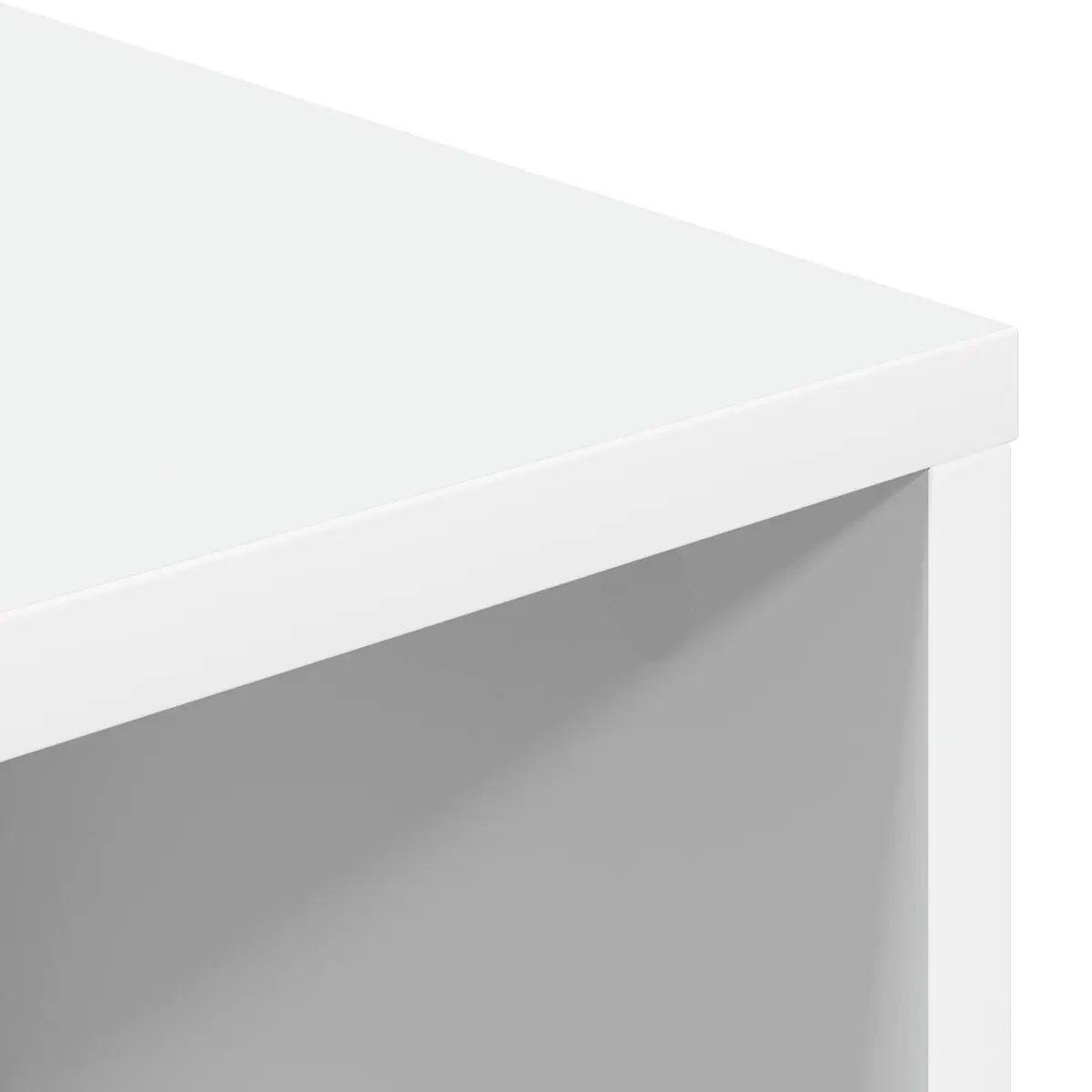 Sideboard Storage Cabinet Modern Living Room Furniture White 73.5 x 24 x 69.5 cm