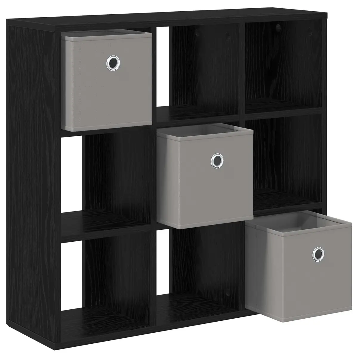 Sideboard with Drawer Black Oak Modern Buffet Cabinet Storage Furniture Living