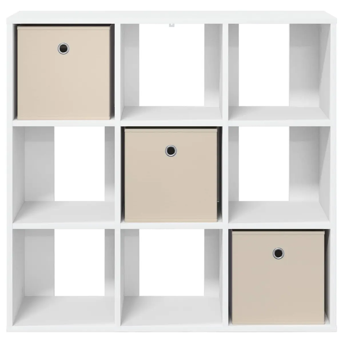 White Sideboard Storage Cabinet 88.5 x 29 x 84.5 cm Living Room Buffet Furniture
