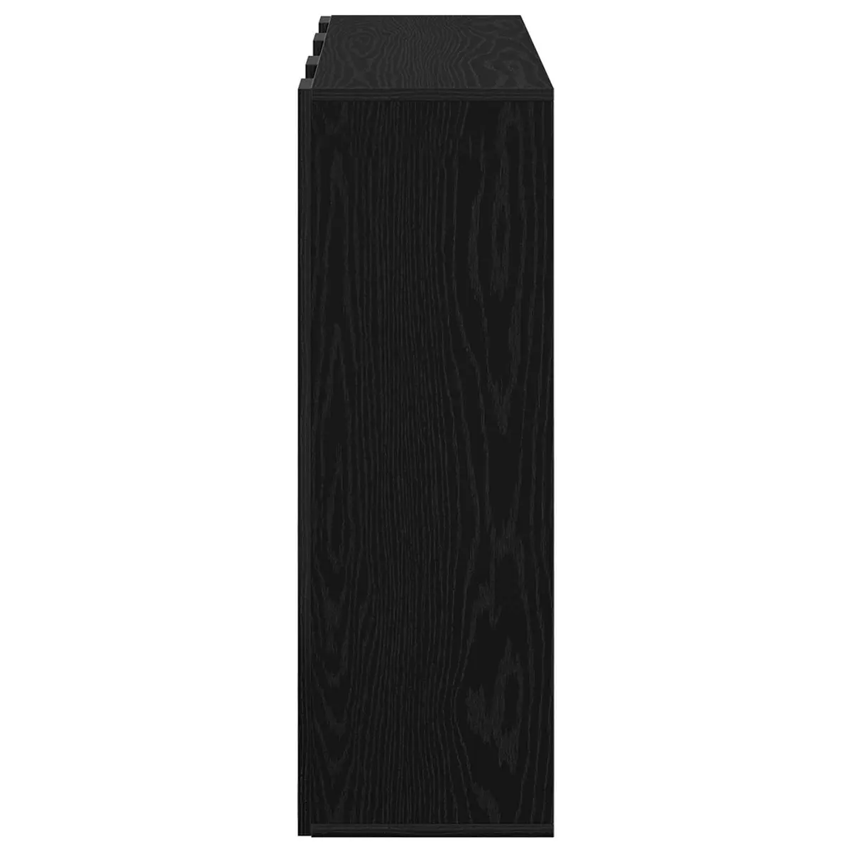 Sideboard Black Oak Storage Cabinet Living Room Furniture 88.5 x 29 cm