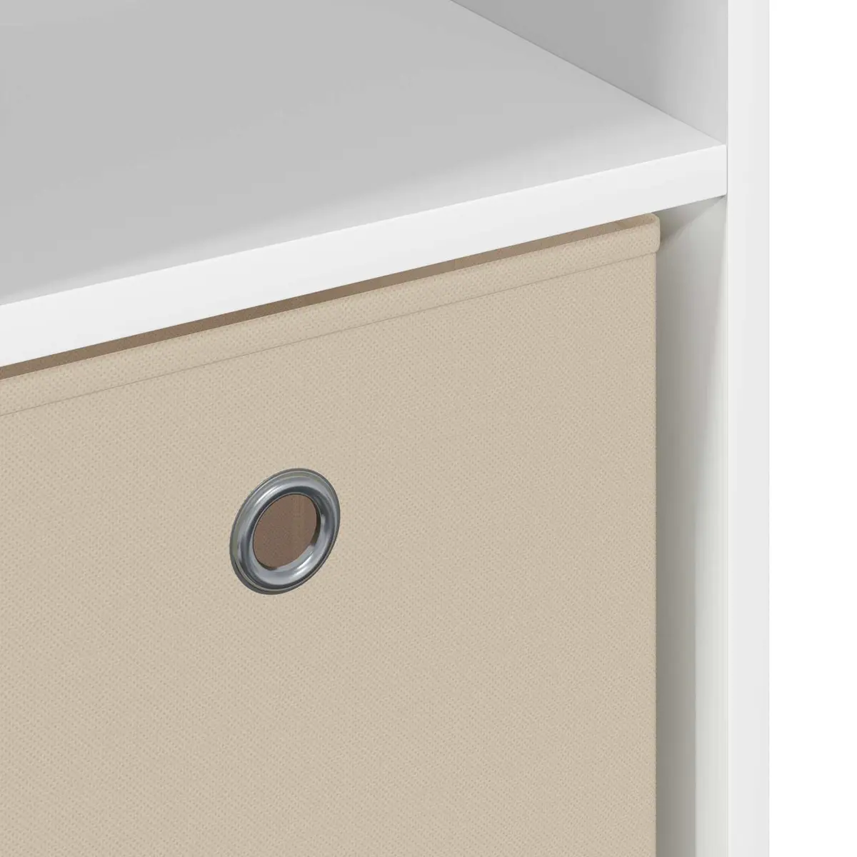 Sideboard with Drawer White Modern Storage Cabinet Living Room Furniture