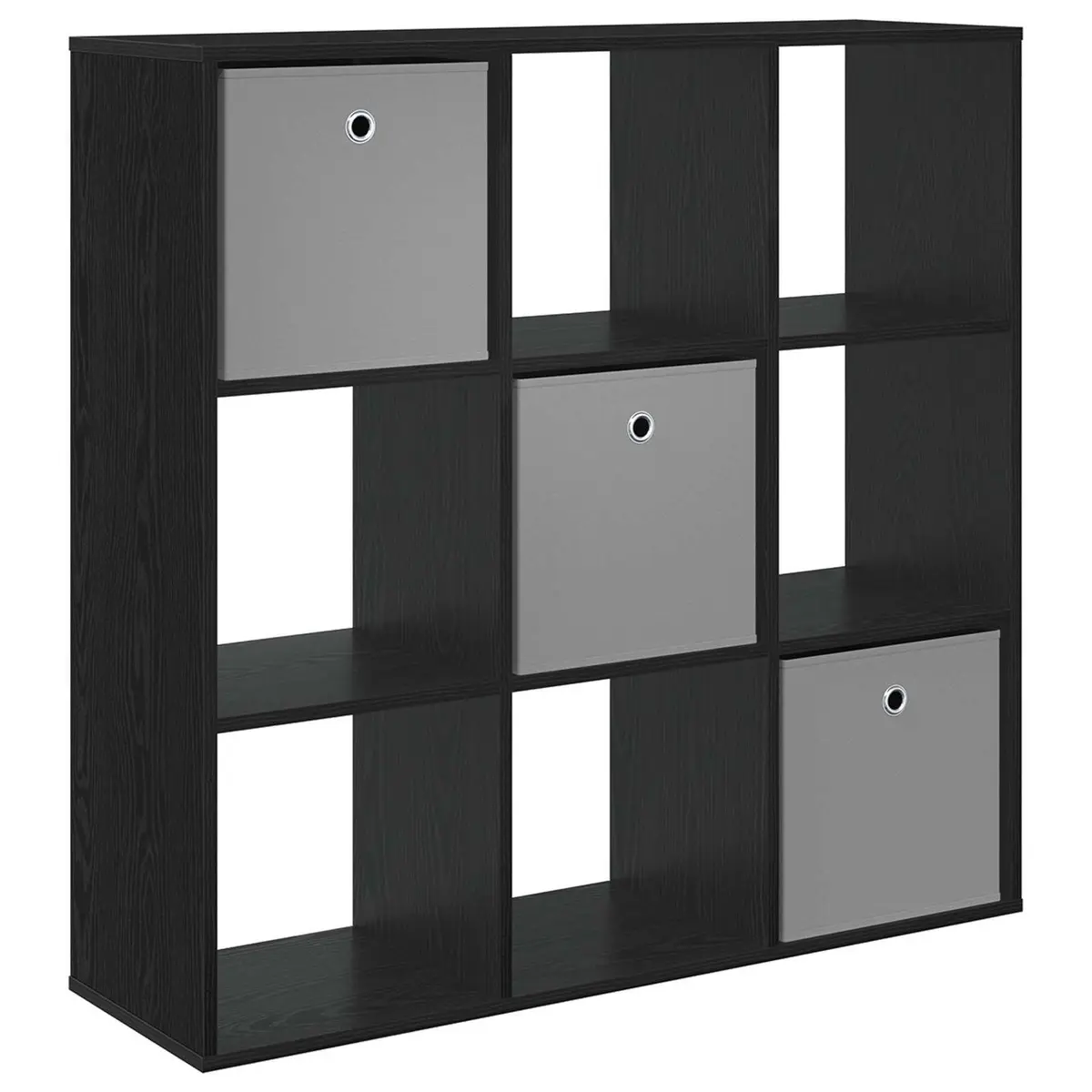 Sideboard Storage Cabinet Black Oak 102 x 31 x 99.5 cm Living Room Furniture