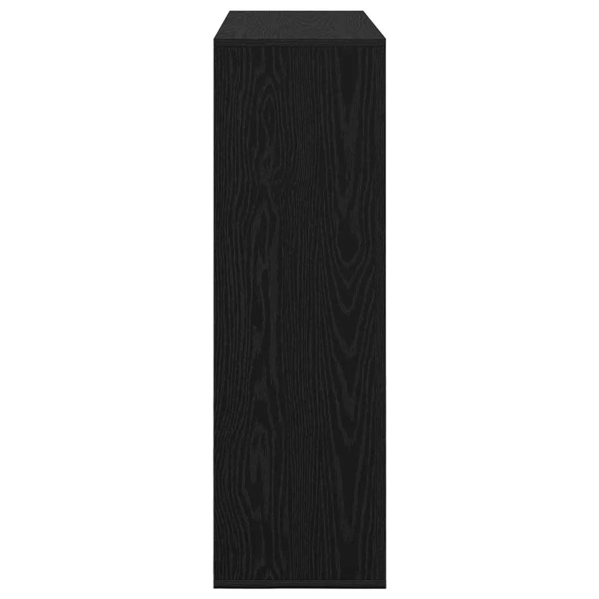 Sideboard Storage Cabinet Black Oak 102 x 31 x 99.5 cm Living Room Furniture