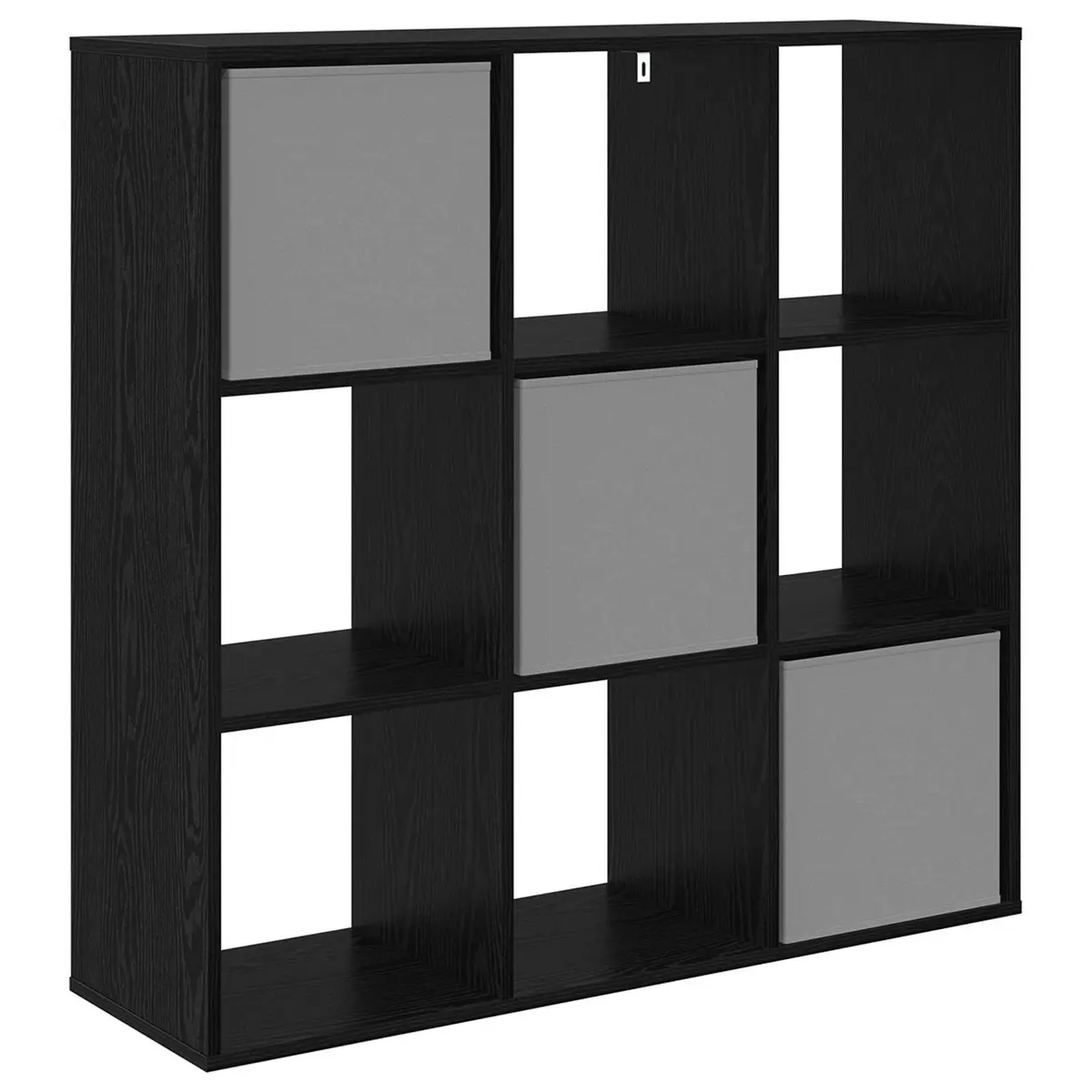Sideboard Storage Cabinet Black Oak 102 x 31 x 99.5 cm Living Room Furniture