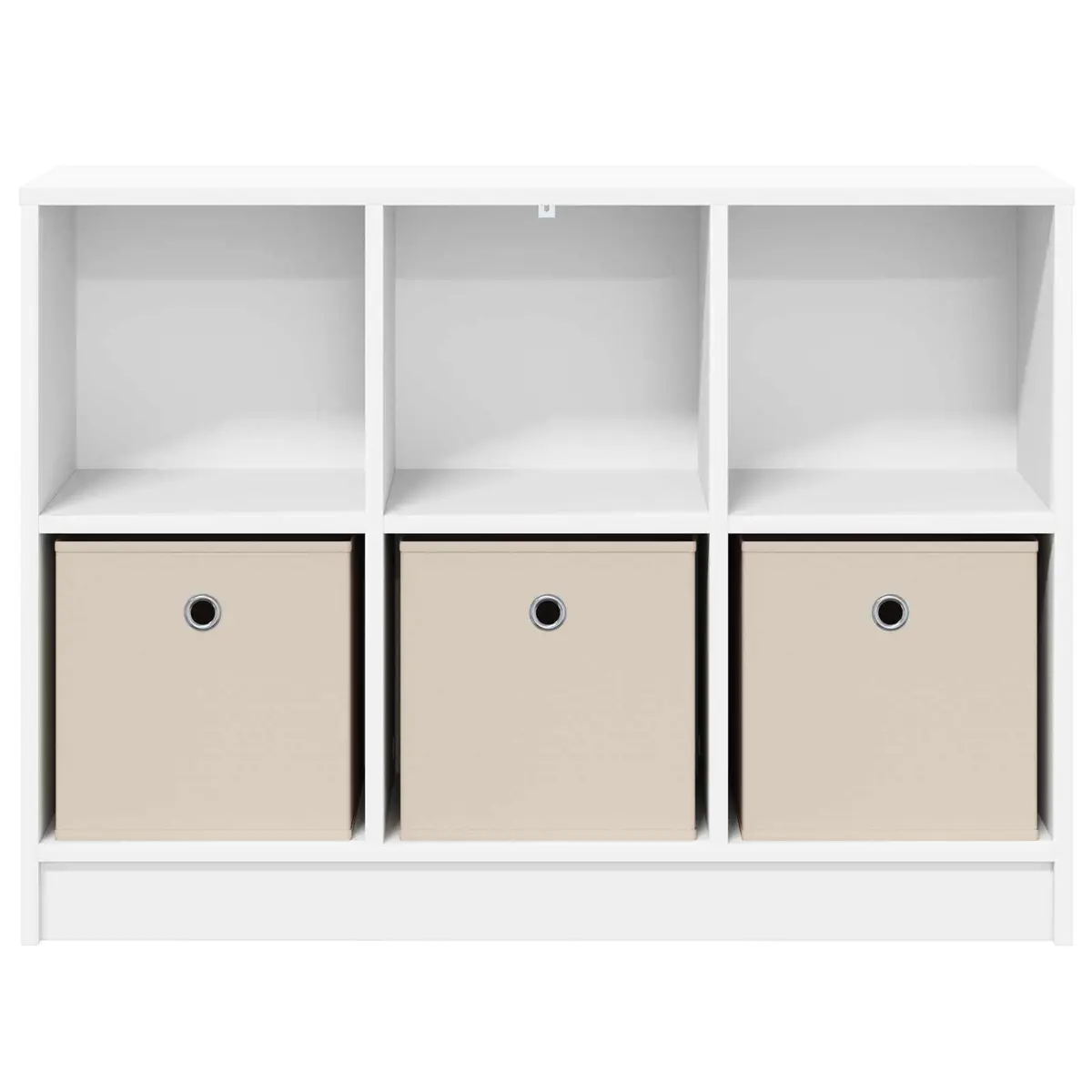 Sideboard Freestanding Storage Cabinet Living Room Hallway White 88.5 x 27.5 x 63.5 cm