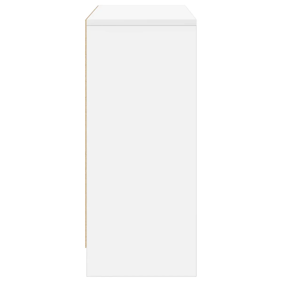 Sideboard Freestanding Storage Cabinet Living Room Hallway White 88.5 x 27.5 x 63.5 cm