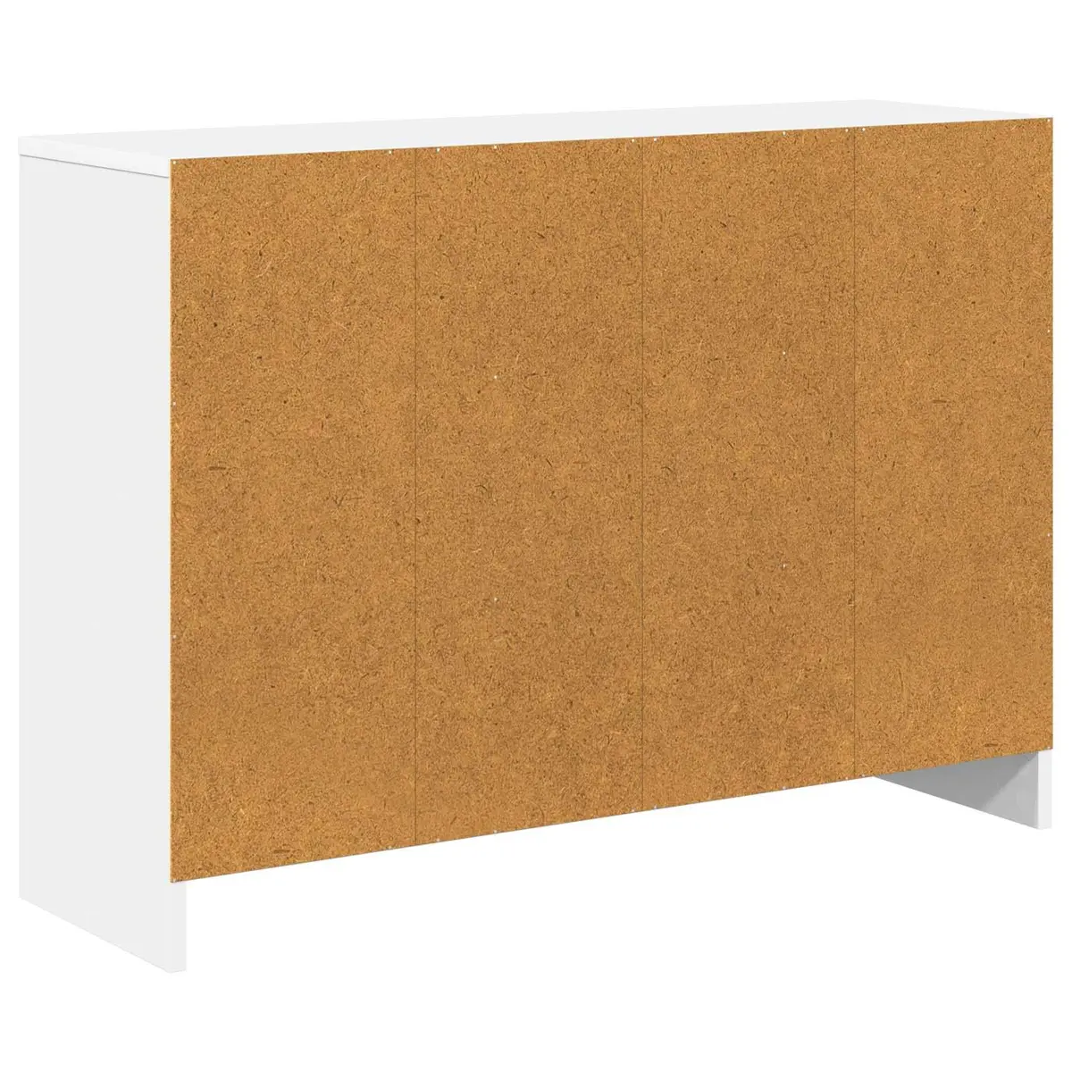 Sideboard Freestanding Storage Cabinet Living Room Hallway White 88.5 x 27.5 x 63.5 cm