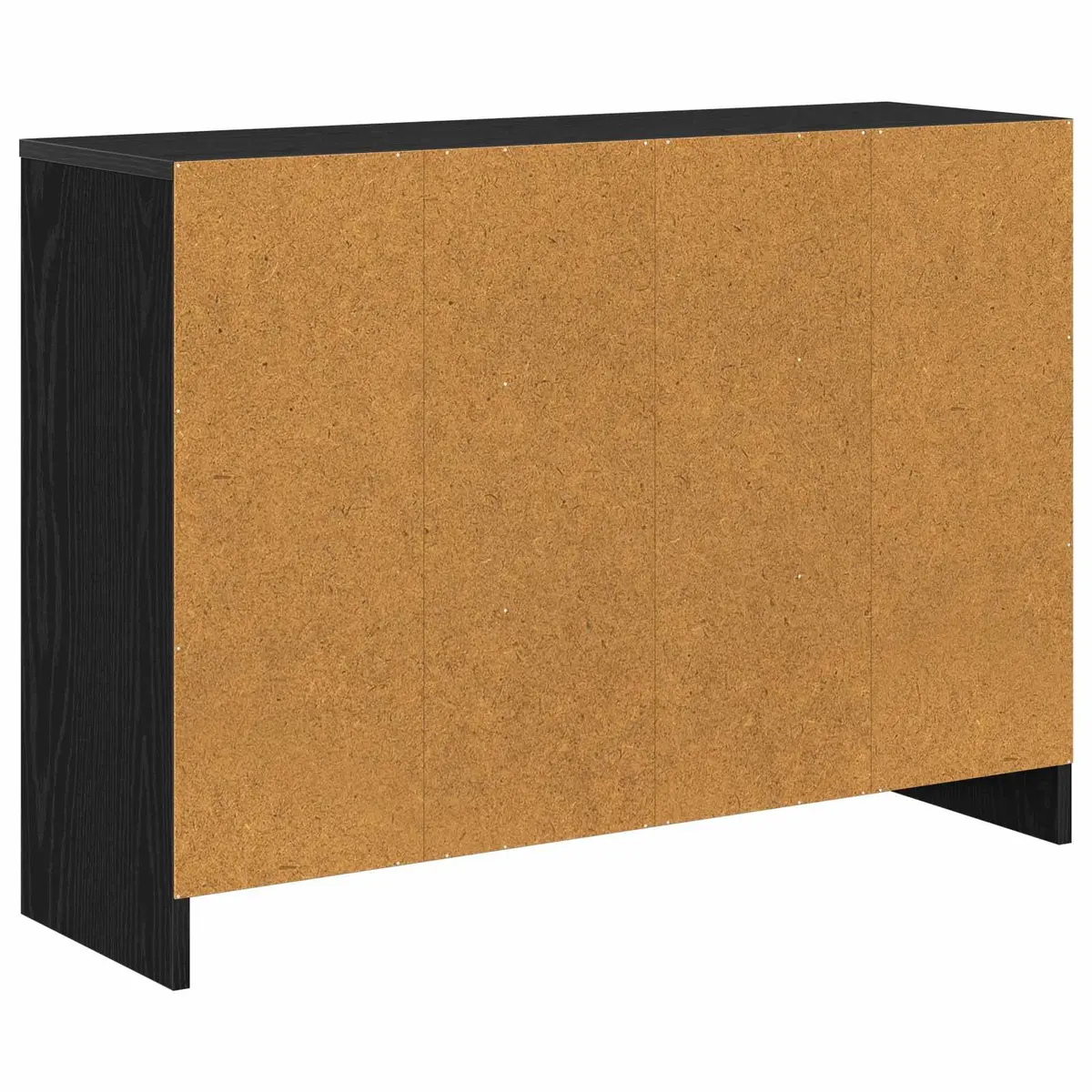 Sideboard Storage Cabinet Modern Black 88.5 x 27.5 x 63.5 cm