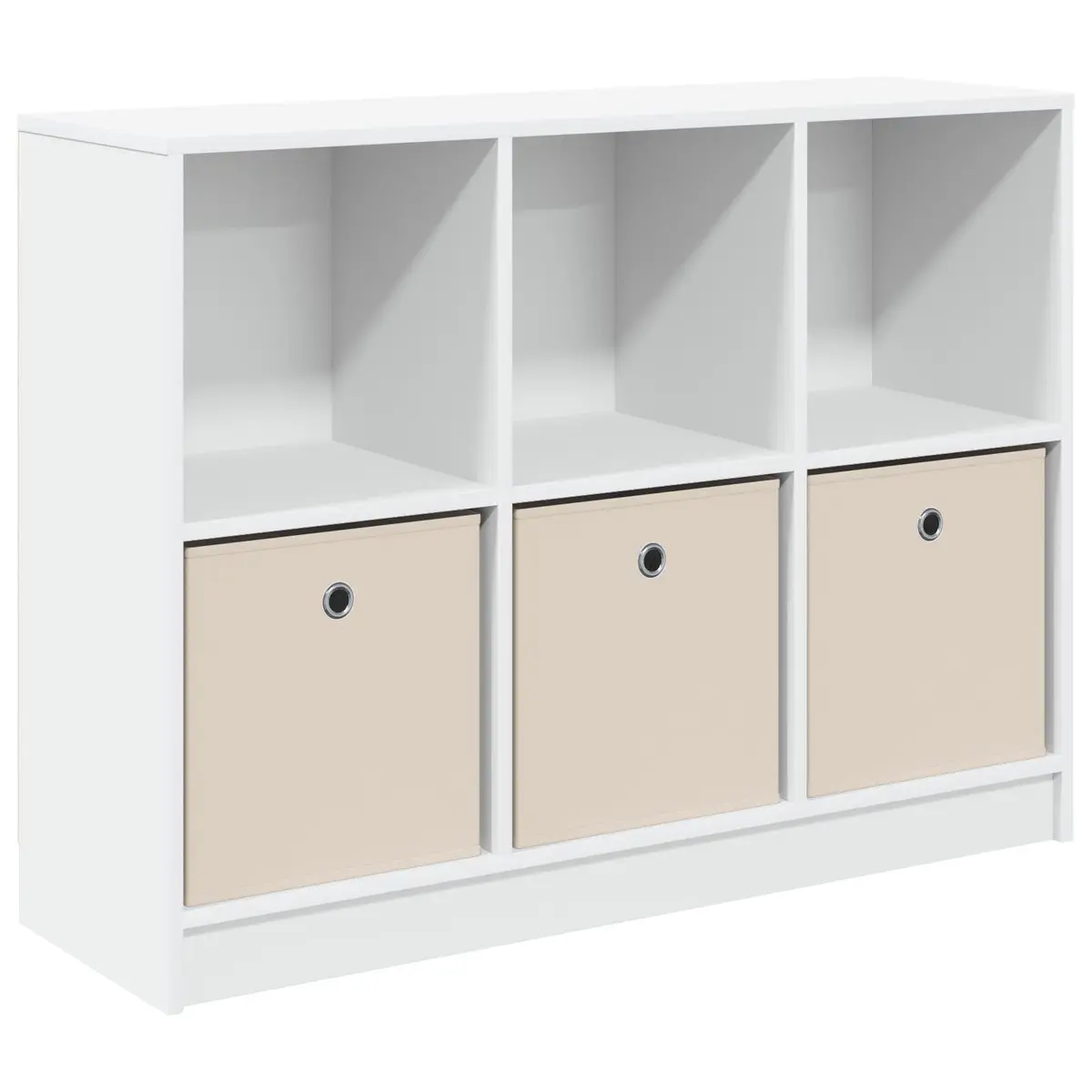Sideboard Storage Cabinet Modern Living Room Hallway White 102 x 32 x 73.5 cm