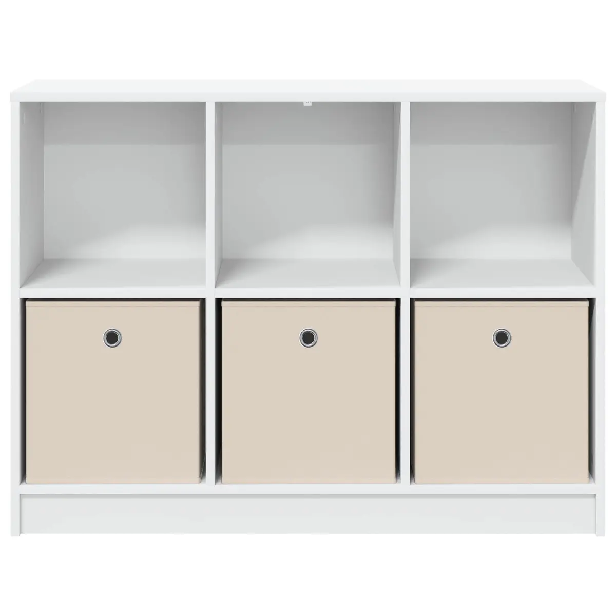 Sideboard Storage Cabinet Modern Living Room Hallway White 102 x 32 x 73.5 cm
