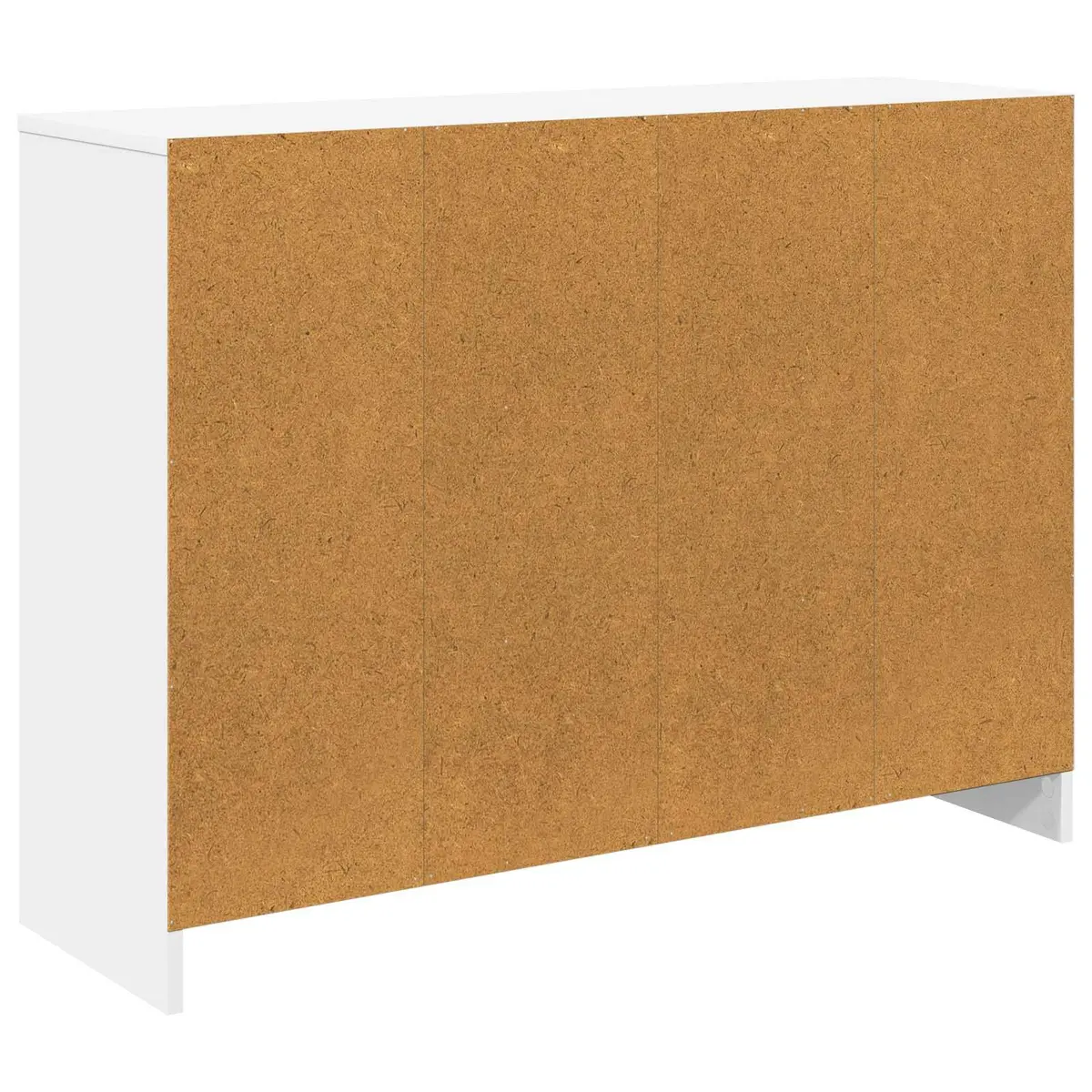 Sideboard Storage Cabinet Modern Living Room Hallway White 102 x 32 x 73.5 cm